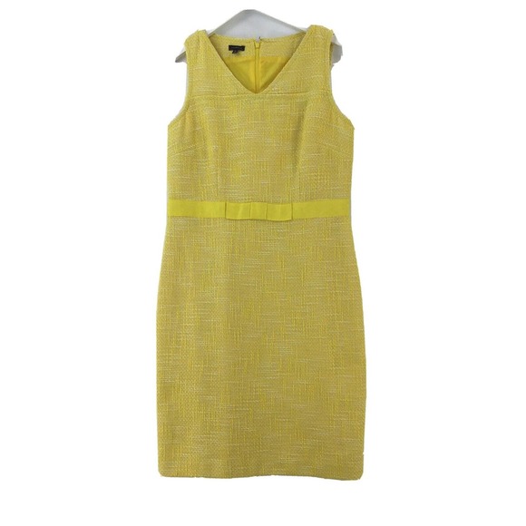 TALBOTS Textured Tweed Sleeveless Sheath Dress - Picture 1 of 12